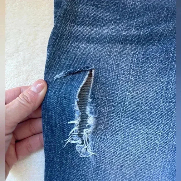 Justice Girls Bootcut Jeans Size 14 Short - Distressed - Picture 4 of 5